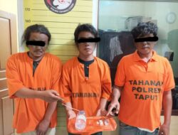 Sat Narkoba Polres Taput Berhasil Meringkus 3 Pemuda Yang Sedang Asik Berpesta Narkoba