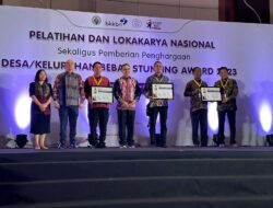 Tapanuli Utara Terima Penghargaan Desa Bebas Stunting Award 2023