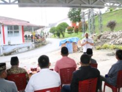 Bupati Taput Hadiri Peletakan Batu Pertama Pembangunan Musholla At-Taufik di RSUD Tarutung
