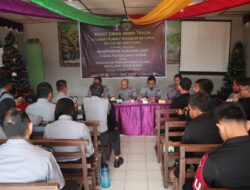 Masuki Penghujung Tahun 2023, Rutan Tarutung Adakan Rapat Evaluasi Kinerja Tahun 2023 dan Susun Rencana Kerja Tahun 2024