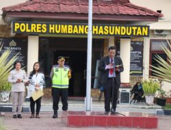 Usai Serpas Dan Pelepasan Personel PAM TPS, Kapolres Humbahas Pimpin Doa Bersama