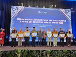 Jadi Wilayah Tertib Bayar Pajak, Kabupaten Tapanuli Utara Terima Penghargaan Dari Dirjen Pajak