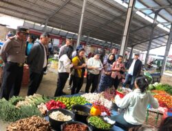 Jelang Ramadhan, Polres Humbahas Cek Ketersediaan Bahan Pangan Di Pasar