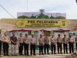 Polres Humbahas Lakukan Pengecekan Pos-pos Pengamanan Dan Pelayanan Jelang OPS Ketupat