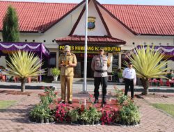 Kapolres Humbahas Dan Bupati Humbahas Pimpin Apel Gelar Pasukan Operasi Ketupat Toba 2024