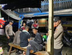 Patroli KRYD Malam,Personil Sat Samapta Polres Humbahas Himbau Masyarakat Jauhi Narkoba