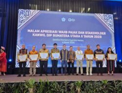 Pemerintah Kabupaten Humbahas Terima Penghargaan Dari Kanwil DJP Sumut II