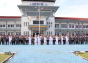 Polresta Barelang Kunjungi Markas TNI Lantamal IV Berikan Ucapan Selamat HUT TNI Ke-79