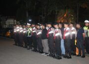Jaga Kamtibmas di Malam Hari, Polresta Barelang Bersama Polsek Jajaran Amankan 76 Unit Sepeda Motor yang Menggunakan Knalpot Brong