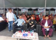 Amsakar Achmad dan Calon Wakil Walikota, Li Claudia Candra hadiri langsung Kampanye di Ruko Sinar Penuin