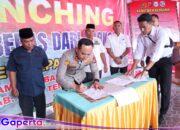 Kapolres Aceh Tenggara Resmikan Kampung Bebas Narkoba di Desa Perapat Hulu