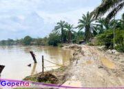 Pembangunan Beronjong di Bantaran Sungai Barumun Desa Tanjung Mulia di Pertanyakan…??
