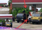 Aktivitas Truk Siluman  Isi BBM Subsidi  Jenis Solar di SPBU Sebangkau Luput Dari Pantauan APH