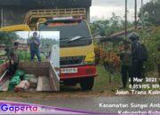 Polhut Kalbar Gagalkan Penyelundupan Kayu Ilegal, Truk Beserta Muatan Diamankan