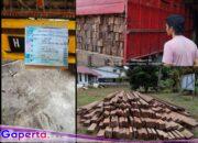 Polsek Sungai Laur Amankan Truk Bermuatan Kayu Belian di Simpang Empat Kumai