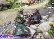 “Mengetuk Pintu Honai, Menyentuh Hati: Aksi Kemanusiaan Satgas TNI di Tanah Sinak”