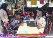 Bentuk Kepedulian TNI AL Berikan Pelayanan Medis Gratis”Untuk Warga Maritim Pangkalbalam”