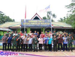 “Dansatgas Pamtas RI-Malaydia Yonarhanud 1 Kostrad Letkol Arh Andy Qomarudin, Jalin Sinergi Dengan Forkopimcam Dan Stakeholder Di Wilayah Entikong”