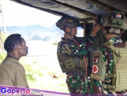 Satgas TNI Gelar Pelayanan Kesehatan, Bantu Warga Weni Yang Derita Sakit Gigi 3 Minggu
