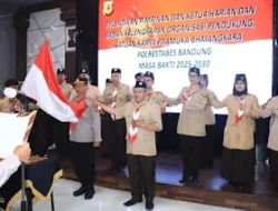 “Kapolrestabes Bandung Lantik Pengurus Saka Bhayangkara Masa Bakti 2025-2030”