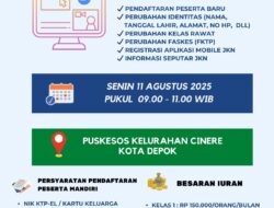 “BPJS Kesehatan Hadir di Puskesos Cinere Depok, Fasilitasi Pendaftaran dan Layanan JKN”