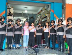 Polwan Sibolga Gelar “Patroli Srikandi Putri Runduk” untuk Pengamanan Sholat Jumat