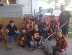 Lurah Jatibaru Gandeng Pemuda Pancasila Galakkan “Aksi Jumat Bersih” Cegah Banjir