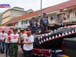 Karnaval HUT RI ke-80 di Bangka Selatan Meriah Berkat Aksi Kapolres dan Tarian Pacu Jalur