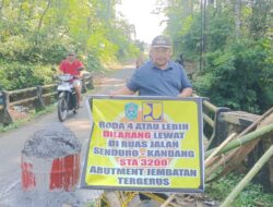 Diterjang Hujan, Jembatan Curah Maling Ambrol! Ekonomi Warga dan Wisatawan Tersendat