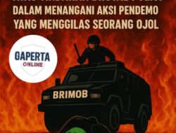 “Kecaman Keras atas Tindakan Brutal Oknum Brimob terhadap Pengemudi Ojol dalam Aksi Demonstrasi Hari Ini”