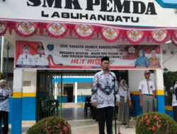 “Semarak HUT RI Ke-80, SMKS Pemda Rantauprapat Gelar Upacara Penuh Khidmat dengan Pembina Drs. Bahder Johan Lumbangaol”