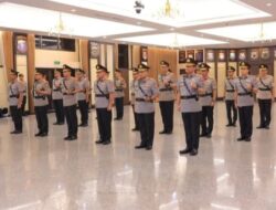 Kapolri Jenderal Polisi Drs.Listyo Prabowo,M.Si, Pimpin Sertijab PJU di Gedung Rupatama Mabes Polri