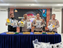 2 TKI Ilegal Dibekuk di Asahan, Gagalkan Penyebaran 2 Kg Sabu & Ribuan Liquid Vape Berbahaya