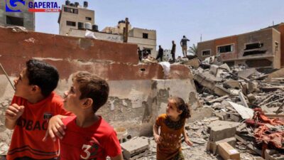 Warga Gaza Dievakuasi dari Menara Mahna: Seruan Bantuan Kemanusiaan Mendesak
