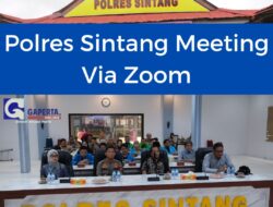 Polres Sintang Gelar Silaturahmi dan Diskusi Interaktif via Zoom Bersama Forkopimda, Mahasiswa, dan Masyarakat