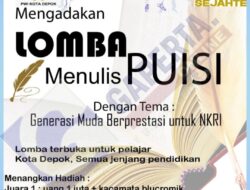 PWI Depok Gelar Lomba Puisi Nasionalisme untuk Pelajar: Ekspresikan Cinta Tanah Air, Raih Hadiah Menarik!