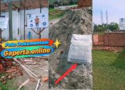 Diduga Mark Up, Pembangunan Gedung SD Negeri 12 Bilah Hulu Gunakan Semen Non-Standar