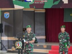 Kasrem 121/Abw Pimpin Laporan Korps Kenaikan Pangkat 1 Oktober 2025: Dorong Profesionalisme Prajurit TNI