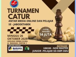 PWOIN Depok Gebrak Jabodetabek dengan Turnamen Catur Non-Master Antar Media Berhadiah Jutaan!