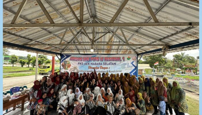 IKBI PTPN IV Regional 1 PKS Aeknabara selatan melaksanakqn Arisan dan Sosialisasi pembuatan kompos & Rumah Jamur “Kreativitas Ibu Ibu Cerdas dan Mandiri”