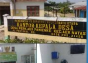 Anggaran Desa Perkebunan aek Pamienke Meningkat, Penyaluran Tahap 3 Tahun 2024 dan 2025 Masih Nol Rupiah