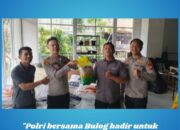 Polsek Metro Penjaringan Bersama Bulog Gelar Gerakan Pangan Murah.