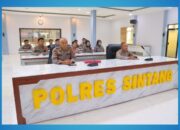 Polres Sintang Ikuti Pertemuan Virtual Manajemen Talenta Polri Bintara Lulusan 2023