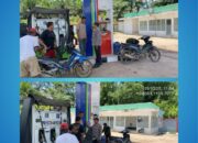 Piket Unit Samapta Polsek Meranti Patroli SPBU, Cegah Penyalahgunaan BBM Bersubsidi