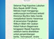 “Bisnis Haram Narkoba di Bilah Hilir Merajalela, Kapolres Labuhanbatu Pilih Bungkam?”