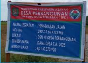 Diduga Penyimpangan Proyek Jalan Desa Perbangunan: Semen Tak Sesuai, Nilai Rp 160 Juta Dipertanyakan