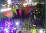 Operasi Zebra Kapuas 2025, Polres Sintang Tertibkan Balap Liar dan Knalpot Brong