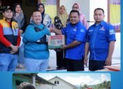 Secara Terpisah Wabup dan Sekda Terjun Ke Desa Terisolir Bawa Bantuan Logistik dan Medis Untuk Korban Banjir